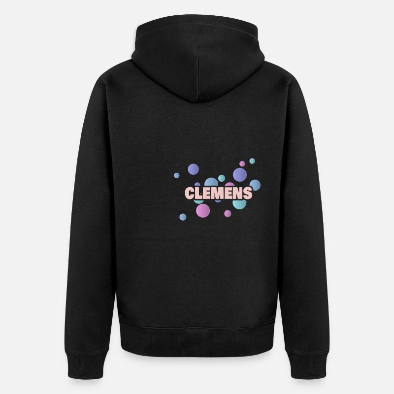 Clemens Clemens - Veste à capuche bio Premium Unisexe - noir