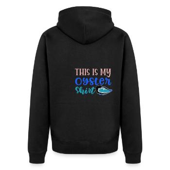 Oyster Seafood Hobby Chef Alimentation saine - Veste à capuche bio Premium Unisexe - noir - Dos - Nico (187cm)