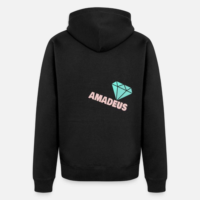Diamant Amadeus - Veste à capuche bio Premium Unisexe - noir