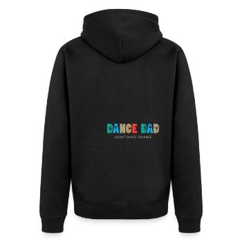 Danse Papa Je Ne Danse Pas Je Finance Danser Papa - Veste à capuche bio Premium Unisexe - noir - Dos - Nico (187cm)