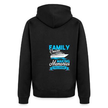 Croisière Croisière Vacances Croisière Familiale - Veste à capuche bio Premium Unisexe - noir - Dos - Nico (187cm)