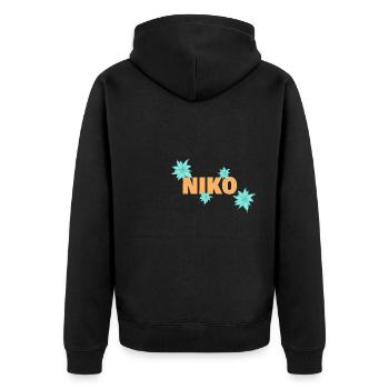 Edelweiss Niko - Veste à capuche bio Premium Unisexe - noir - Dos - Nico (187cm)