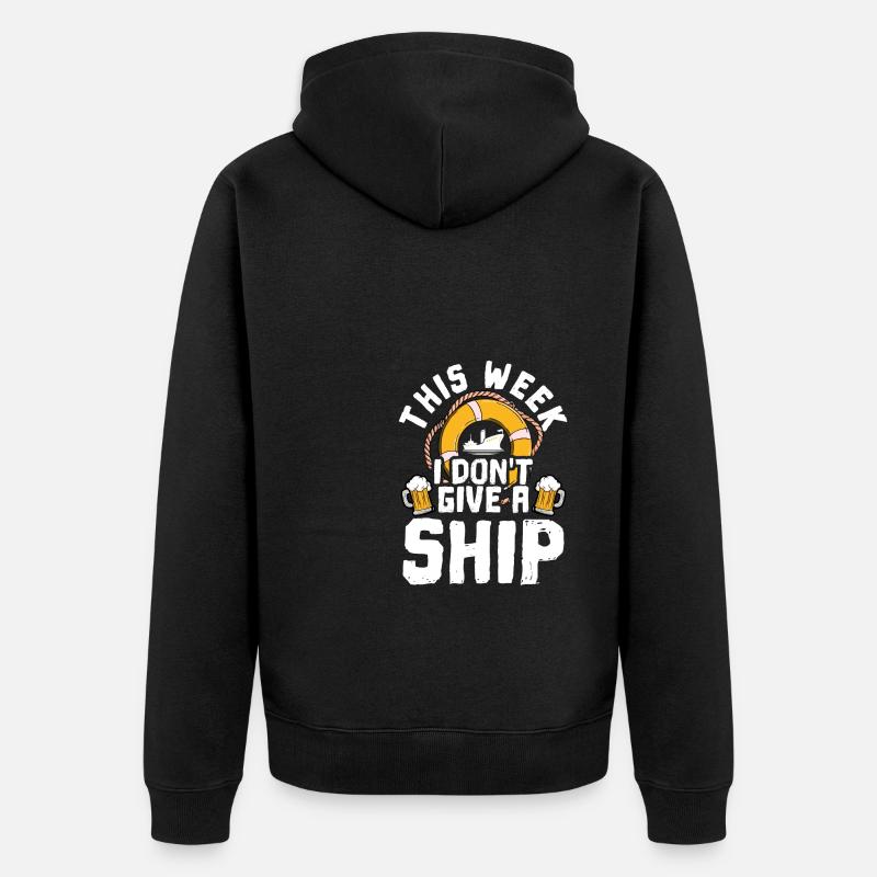 Vacances en croisière - Veste à capuche bio Premium Unisexe - noir