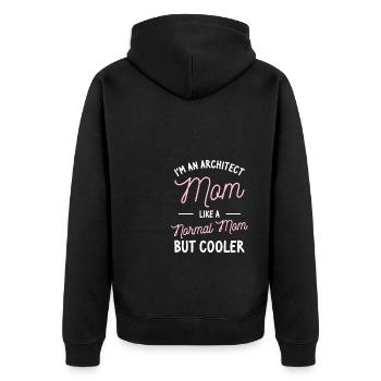 I'm The Crazy Rehab Nurse They Warned You About RN - Veste à capuche bio Premium Unisexe - noir - Dos - Nico (187cm)