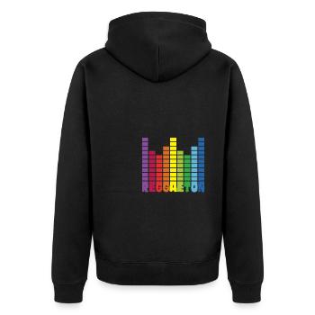 Reggaeton Cadeau Latin Dance Danseur - Veste à capuche bio Premium Unisexe - noir - Dos - Nico (187cm)