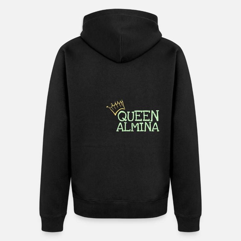 Almina - Veste à capuche bio Premium Unisexe - noir