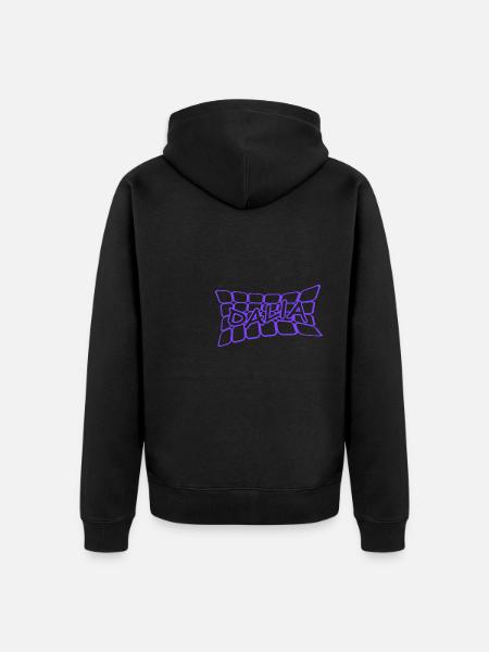 Dalia as a name - Unisex Premium Organic Zip Hoodie - black