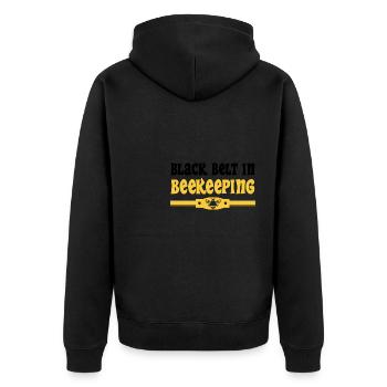 Apiculture Apiculture Miel Wildlife - Veste à capuche bio Premium Unisexe - noir - Dos - Nico (187cm)