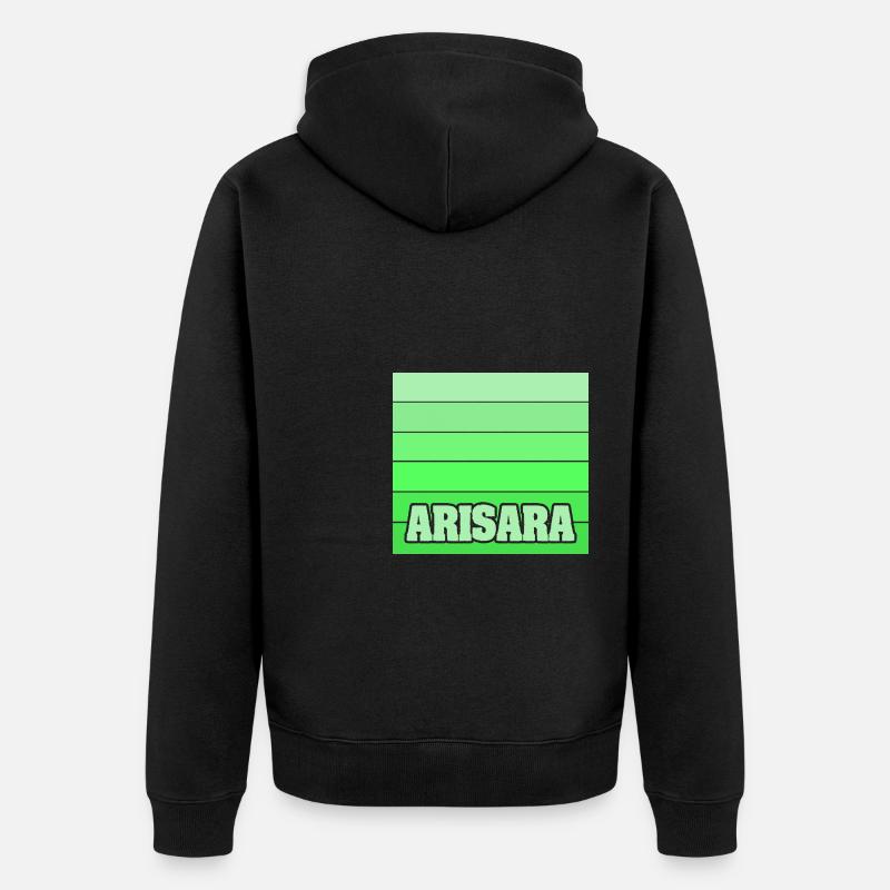 Arisara - Veste à capuche bio Premium Unisexe - noir