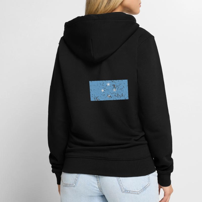 Micronesia Micronesia Unisex Premium Organic Zip Hoodie