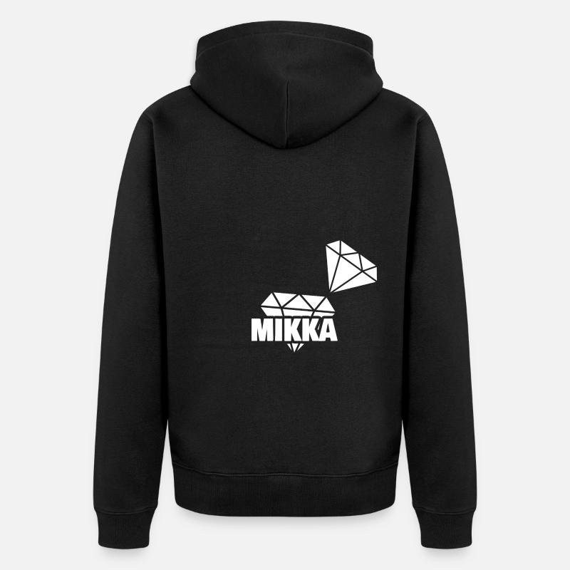 Mikka comme précieux - Veste à capuche bio Premium Unisexe - noir