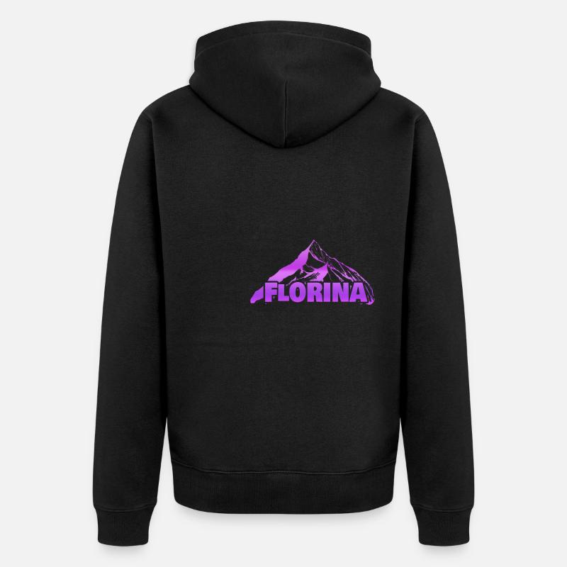Mont Florina - Veste à capuche bio Premium Unisexe - noir