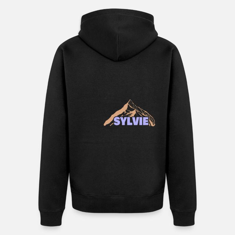 Sylvie comme idée cadeau - Veste à capuche bio Premium Unisexe - noir