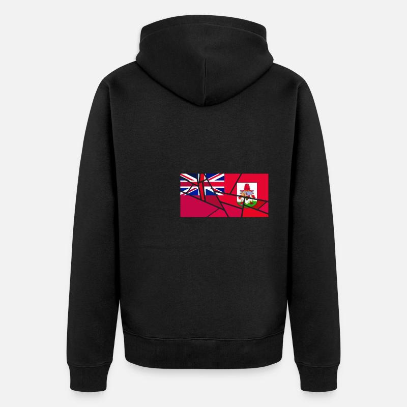 Bermudes - Veste à capuche bio Premium Unisexe - noir