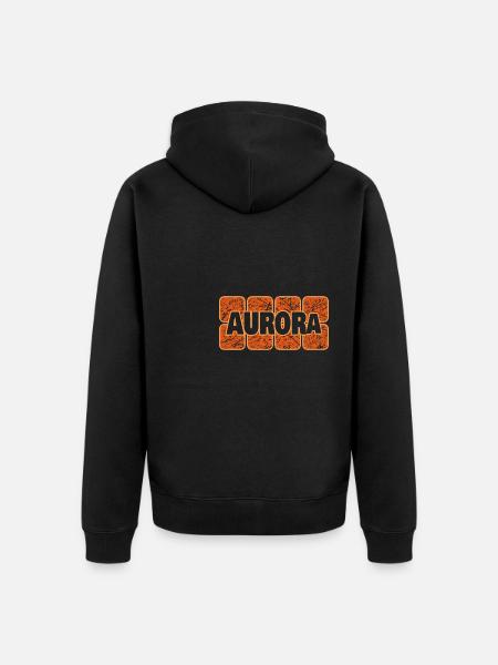 Female Aurora - Unisex Premium Organic Zip Hoodie - black