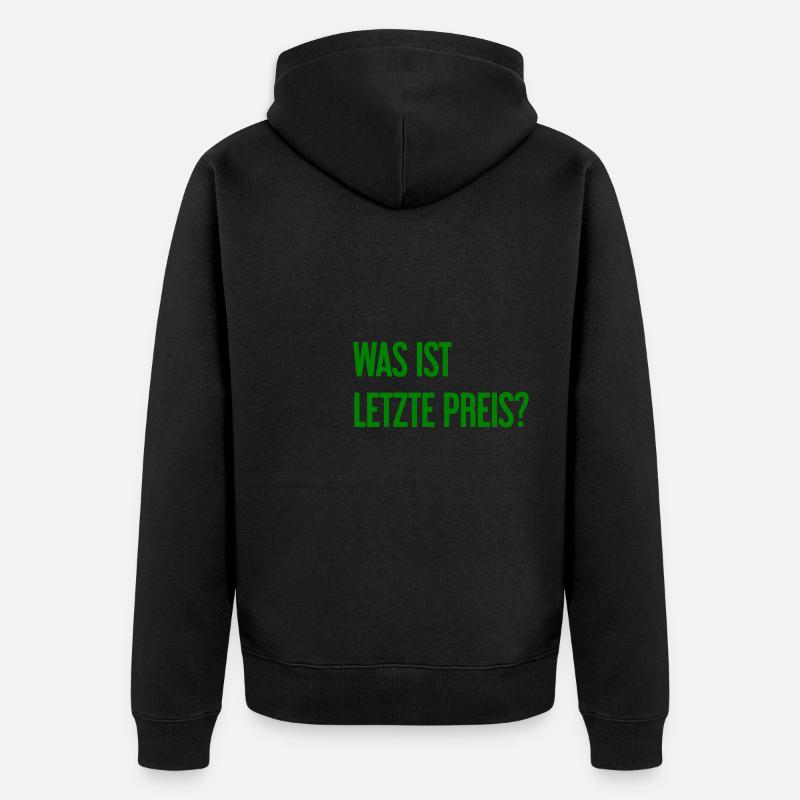 Quel est le dernier prix ? - Veste à capuche bio Premium Unisexe - noir