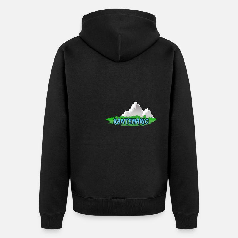 Rantemario Rantemario - Veste à capuche bio Premium Unisexe - noir