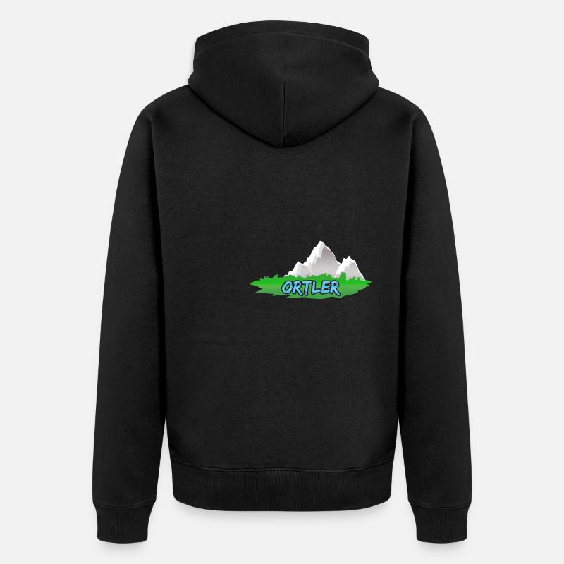 Ortler Ortler - Veste à capuche bio Premium Unisexe - noir