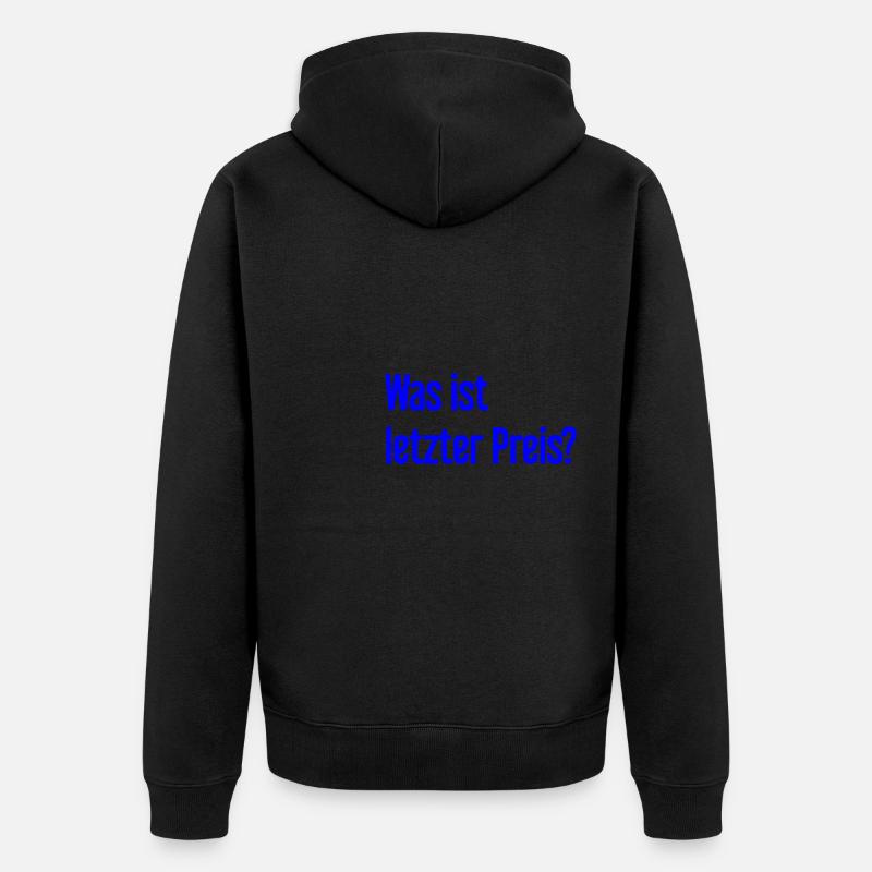 Quel est le dernier prix ? - Veste à capuche bio Premium Unisexe - noir