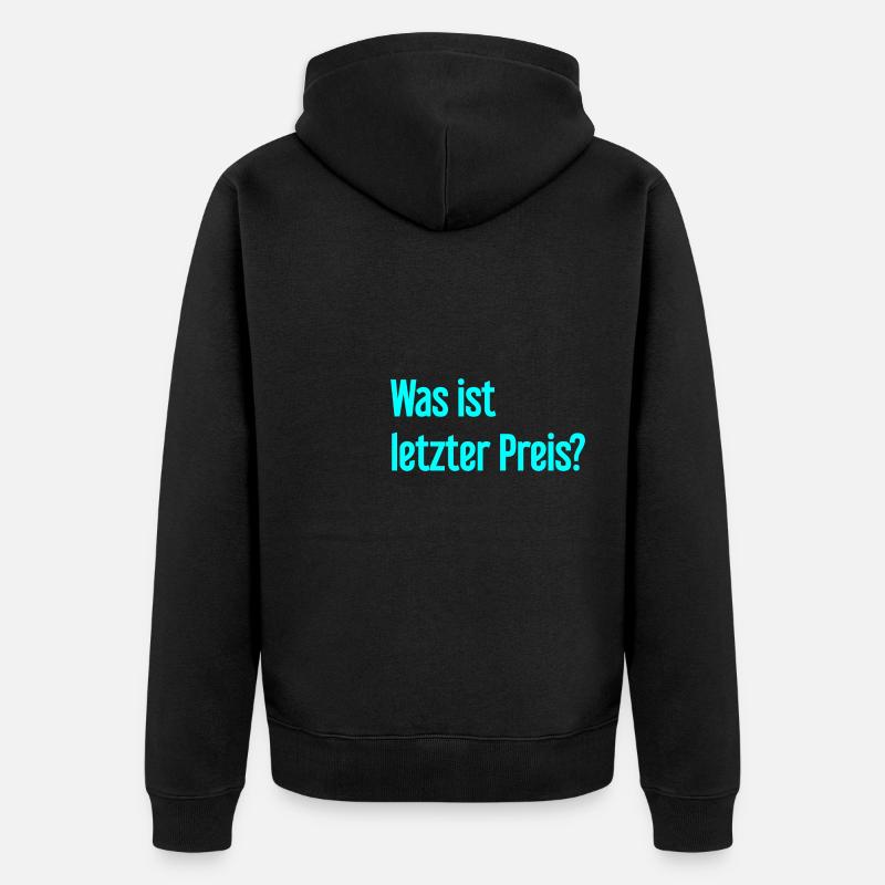 Quel est le dernier prix ? - Veste à capuche bio Premium Unisexe - noir