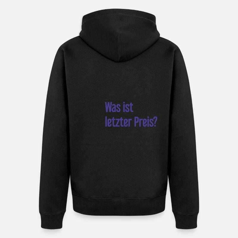 Quel est le dernier prix ? - Veste à capuche bio Premium Unisexe - noir