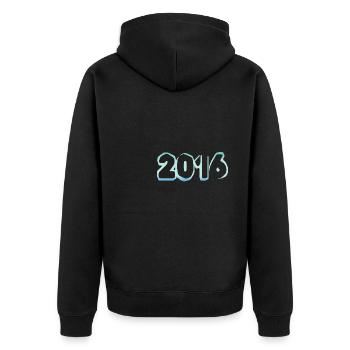 2016 - Veste à capuche bio Premium Unisexe - noir - Dos - Nico (187cm)