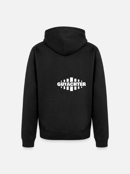 Beruf Gutachter - Unisex Premium Bio Zip Hoodie - Schwarz