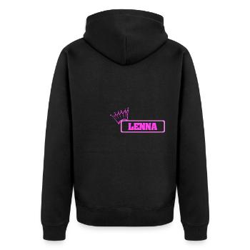 Krone Lenna - Veste à capuche bio Premium Unisexe - noir - Dos - Nico (187cm)