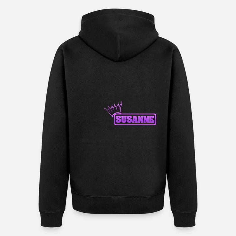 Cadeau pour Susanne - Veste à capuche bio Premium Unisexe - noir