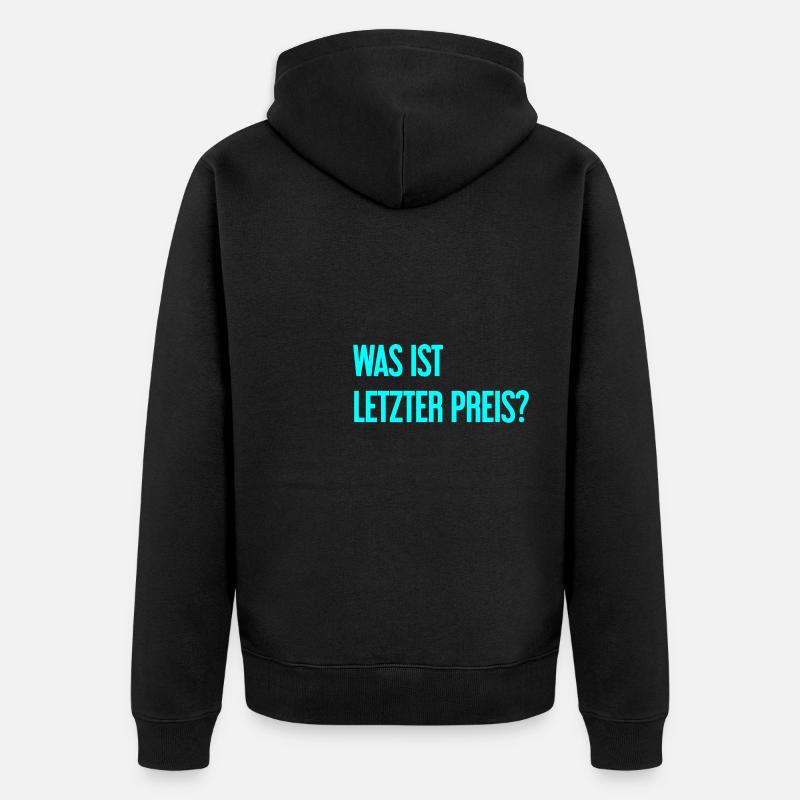 Quel est le dernier prix ? - Veste à capuche bio Premium Unisexe - noir