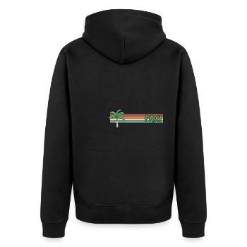 Cadeau pour Paxi - Veste à capuche bio Premium Unisexe - noir - Dos - Nico (187cm)