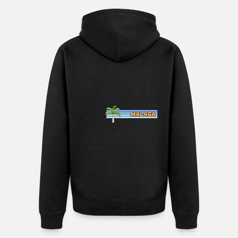 Cadeau pour Malaga - Veste à capuche bio Premium Unisexe - noir