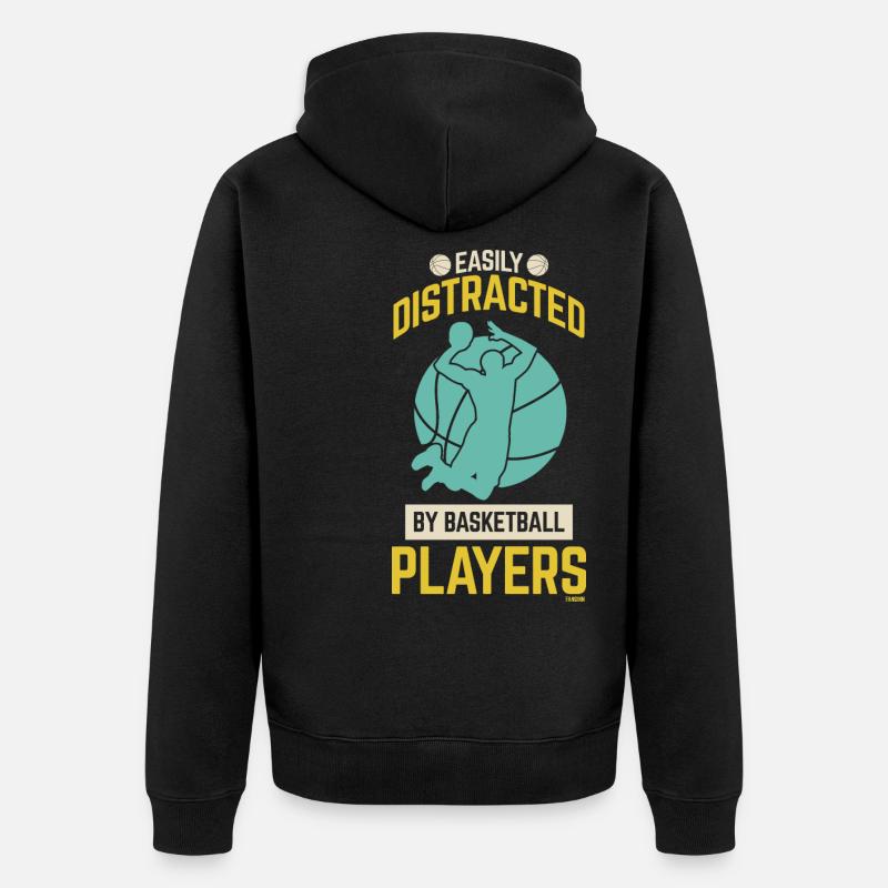 Basketteur - Veste à capuche bio Premium Unisexe - noir