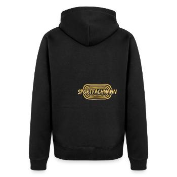 Spécialiste du sport de travail - Veste à capuche bio Premium Unisexe - noir - Dos - Nico (187cm)