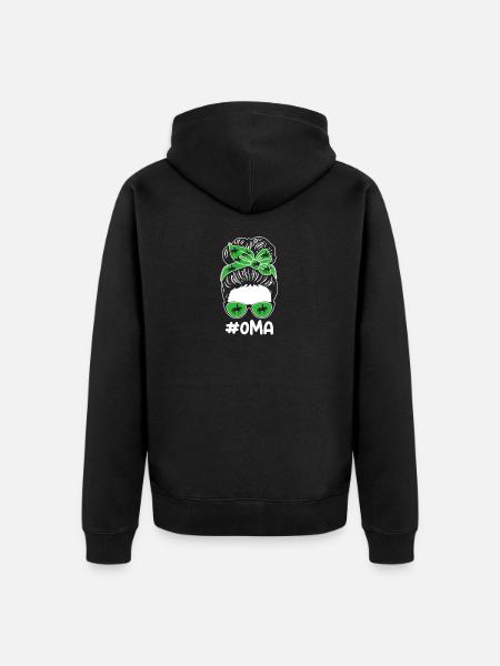 Monter à cheval - Veste à capuche bio Premium Unisexe - noir