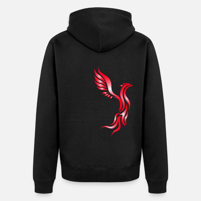 Phoenix Fantasy Magic Gift Wizard - Veste à capuche bio Premium Unisexe - noir