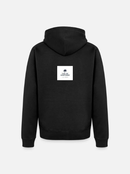 Take Me Somewhere – Logo - Unisex Premium Bio Zip Hoodie - Schwarz
