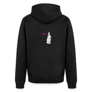 Cambodge Guerrier Khmer Épée Drapeau I Cadeau - Veste à capuche bio Premium Unisexe - noir - Dos - Nico (187cm)