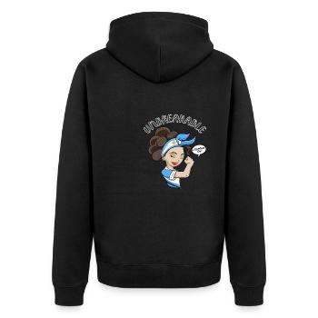 Fille argentine Incassable I Héritage Argentine - Veste à capuche bio Premium Unisexe - noir - Dos - Nico (187cm)