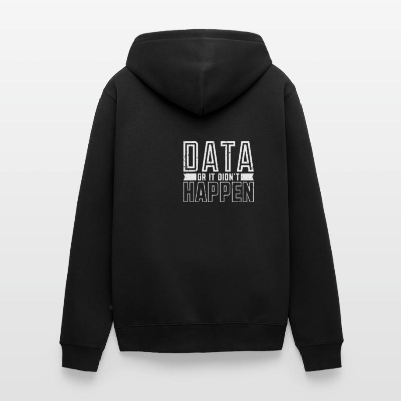 Daten oder es ist nicht passiert - Code Unisex Premium Bio Zip Hoodie
