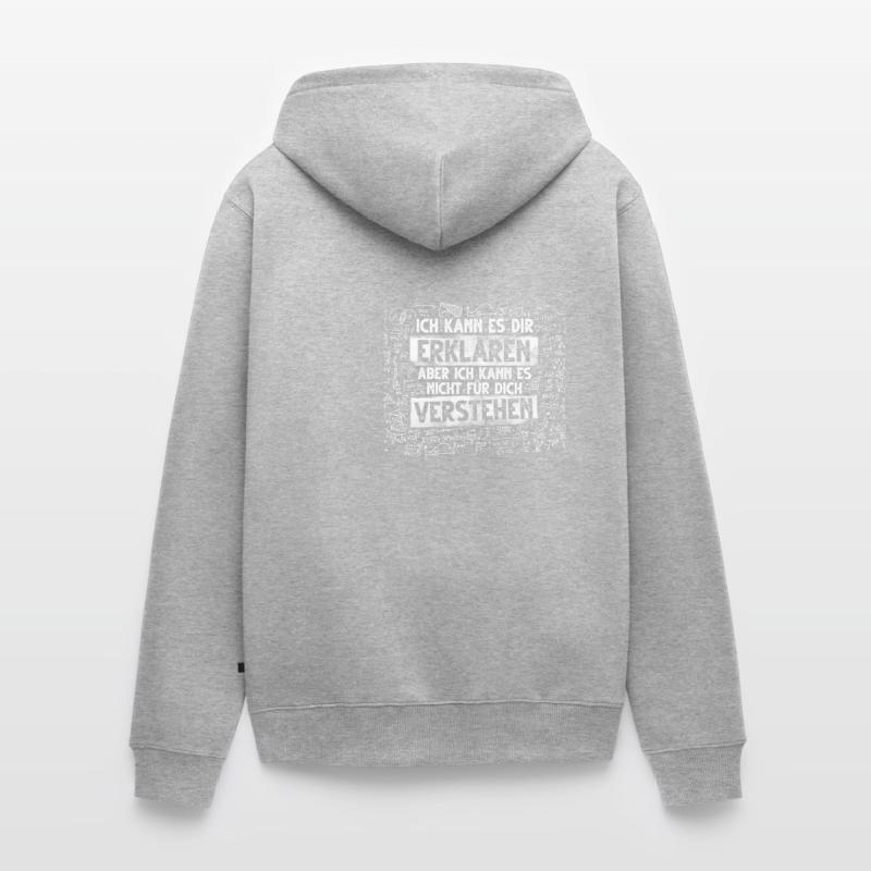 Informatiker Informatik Programmierer Nerd Geek Unisex Premium Bio Zip Hoodie