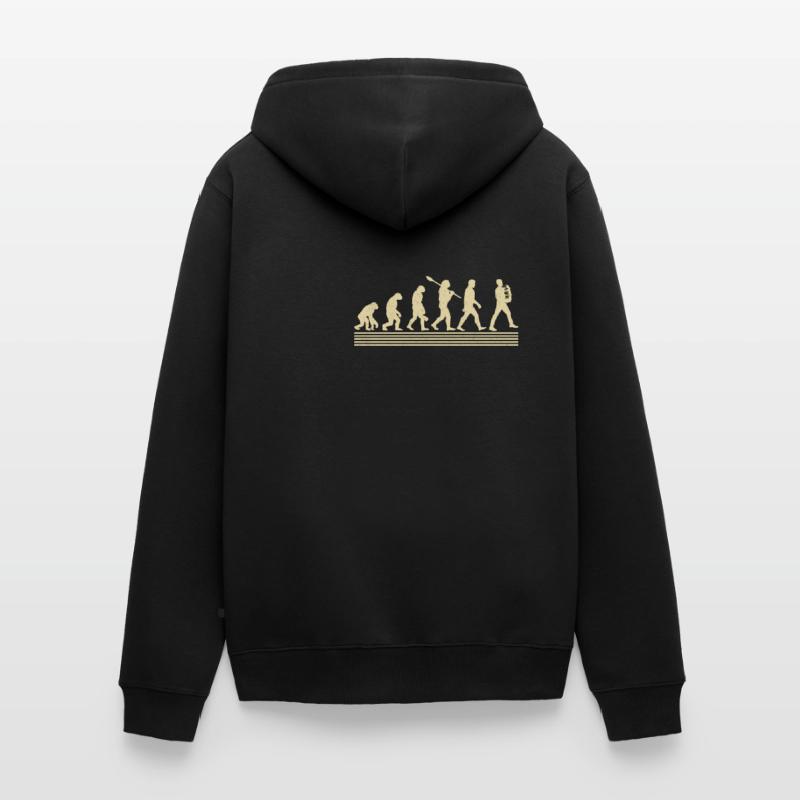 Librianische Evolution Unisex Premium Bio Zip Hoodie