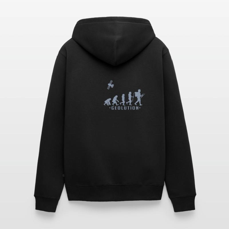 Geocaching evolution Chemise Geolution Veste à capuche bio Premium Unisexe