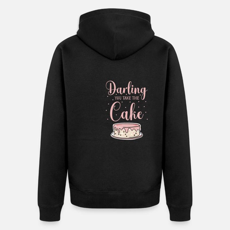 Cuisson gâteau Boulanger Confiseur - Veste à capuche bio Premium Unisexe - noir