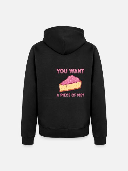 Baking Cake Baker Confectioner - Unisex Premium Organic Zip Hoodie - black