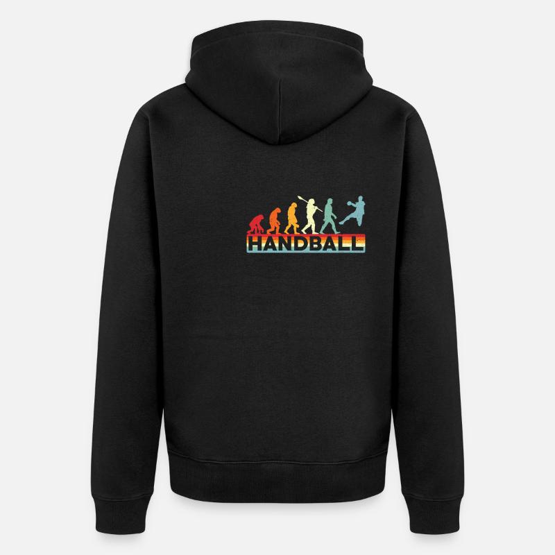 Handball Evolution Handball - Veste à capuche bio Premium Unisexe - noir