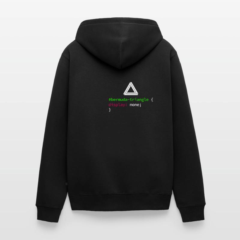 Web und CSS Programmierer Developer Coding Code Unisex Premium Bio Zip Hoodie