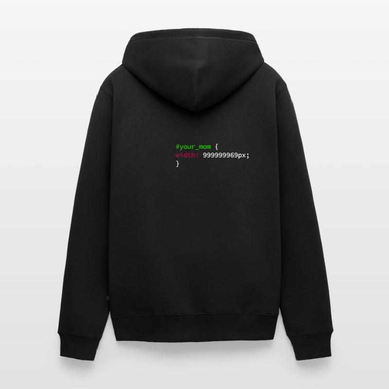 Web und CSS Programmierer Developer Coding Code Unisex Premium Bio Zip Hoodie
