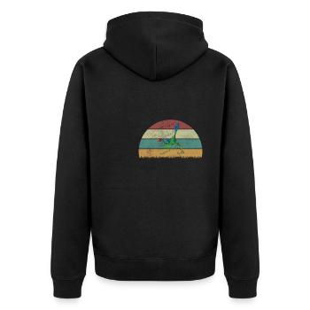 xxx Dinosaur Kids Dino Cadeau - Veste à capuche bio Premium Unisexe - noir - Dos - Nico (187cm)