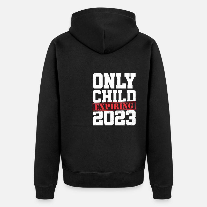 L’enfant n’expire qu’en 2023 - Veste à capuche bio Premium Unisexe - noir
